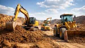 Earthmoving machines hire in Zimbabwe