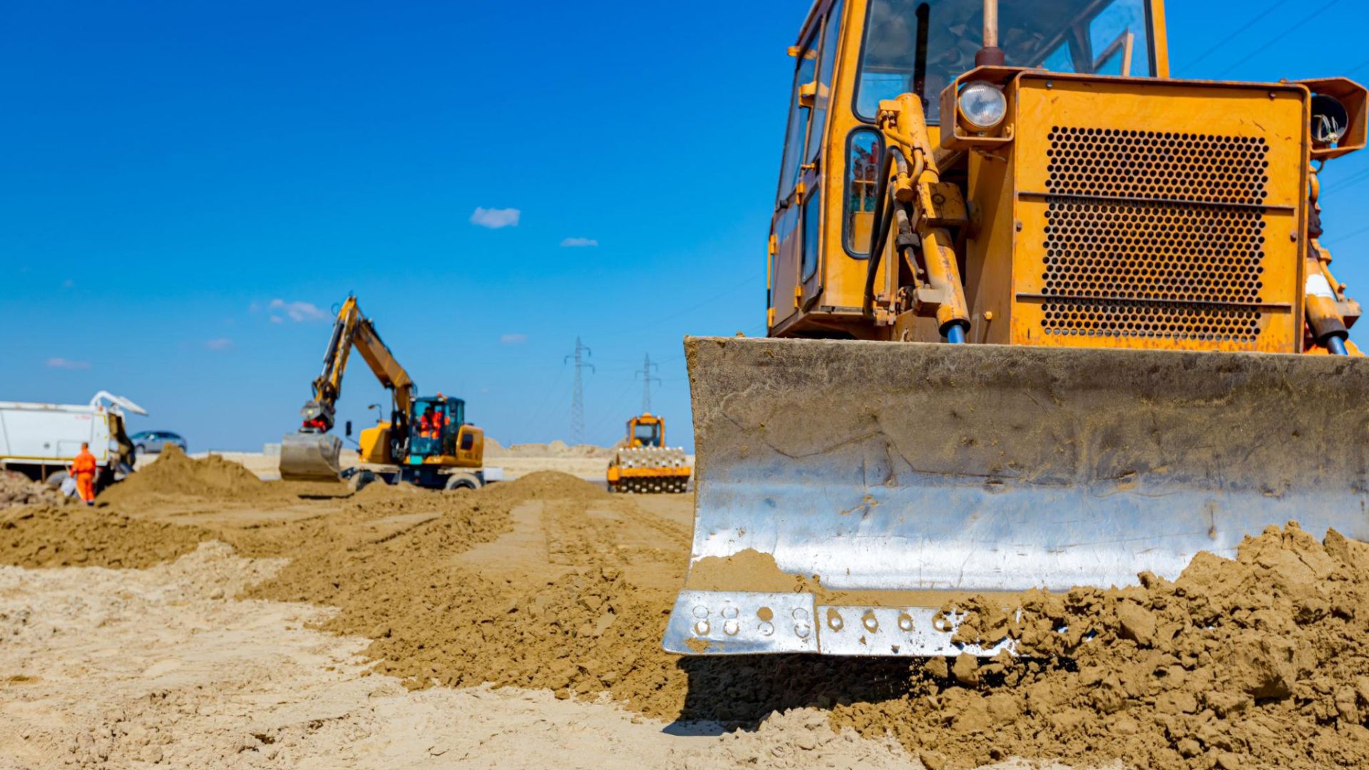 Earthmoving machines hire in Zimbabwe